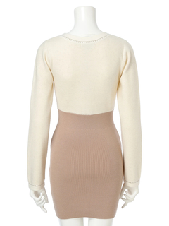 LIP SERVICE(リップサービス) |チェーンステッチクラシカルワンピース