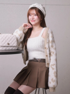 LIP SERVICE(リップサービス) |レザーレイヤードプリーツショートパンツ