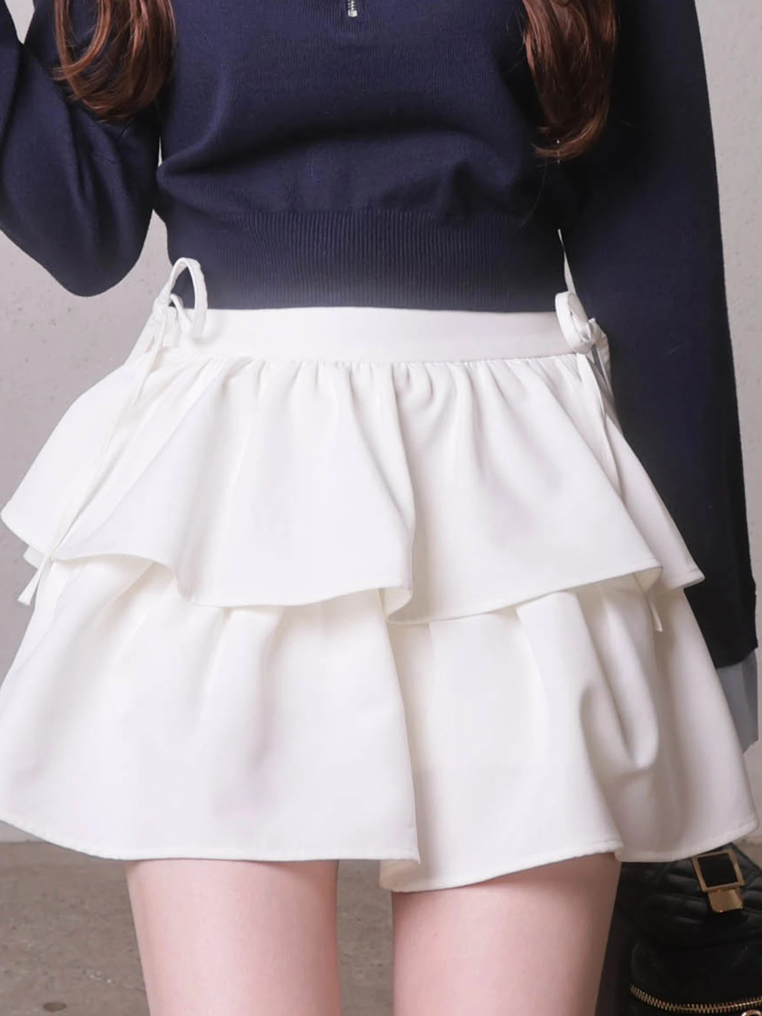 LIP SERVICE（リップサービス）｜ サイドリボンフリルティアードミニ