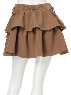 LIP SERVICE(リップサービス) |サイドリボンフリルティアードミニスカート