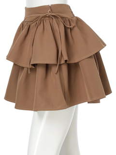 LIP SERVICE(リップサービス) |サイドリボンフリルティアードミニスカート