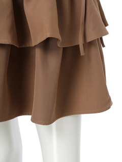 LIP SERVICE(リップサービス) |サイドリボンフリルティアードミニスカート