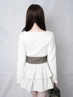 LIP SERVICE(リップサービス) |コルセットチェックトップス