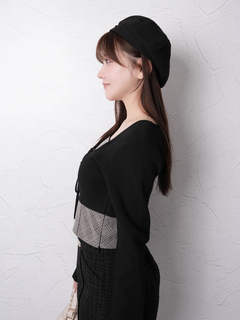 LIP SERVICE(リップサービス) |コルセットチェックトップス