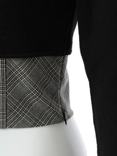 LIP SERVICE(リップサービス) |コルセットチェックトップス