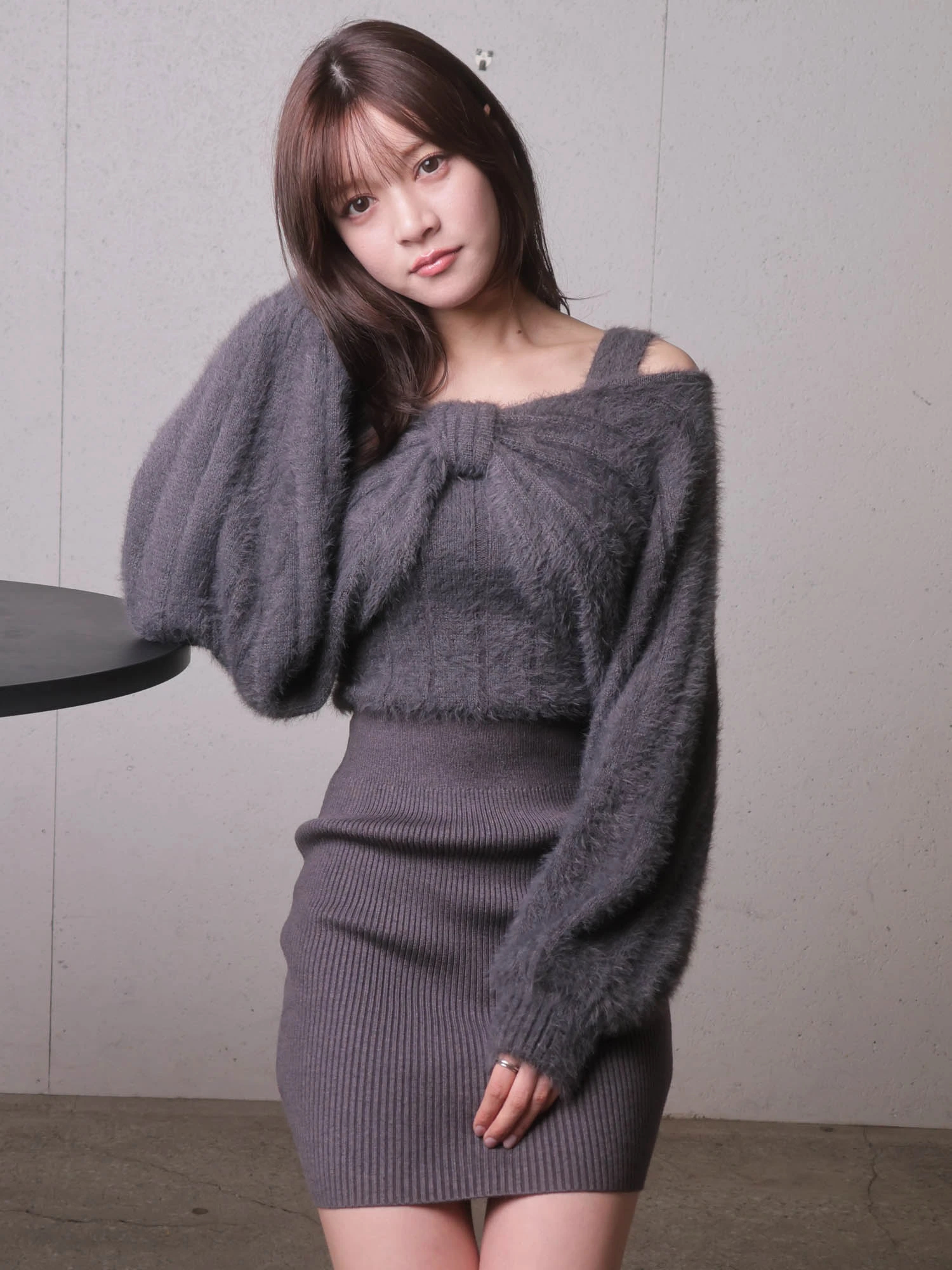 LIP SERVICE（リップサービス）｜ リボンフェザーレイヤードワンピース