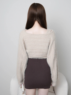 LIP SERVICE(リップサービス) |リボンフェザーレイヤードワンピース