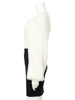 LIP SERVICE(リップサービス) |リボンフェザーレイヤードワンピース