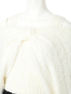 LIP SERVICE(リップサービス) |リボンフェザーレイヤードワンピース