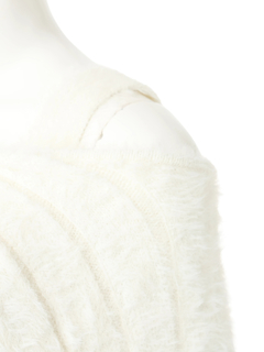 LIP SERVICE(リップサービス) |リボンフェザーレイヤードワンピース