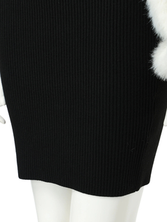 LIP SERVICE(リップサービス) |リボンフェザーレイヤードワンピース