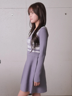 LIP SERVICE(リップサービス) |LPチェックフレアニットワンピース