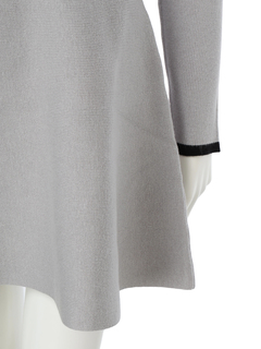 LIP SERVICE(リップサービス) |バックリボンバイカラーフレアワンピース