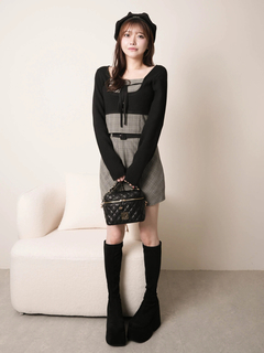 LIP SERVICE(リップサービス) |インナーショーパン付チェックスカート