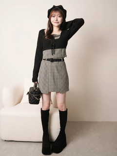 LIP SERVICE(リップサービス) |インナーショーパン付チェックスカート