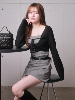 LIP SERVICE(リップサービス) |インナーショーパン付チェックスカート