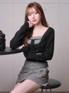 LIP SERVICE(リップサービス) |インナーショーパン付チェックスカート