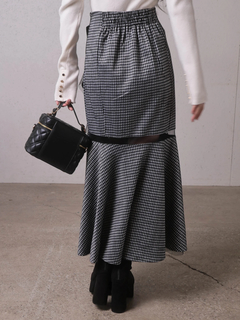 LIP SERVICE(リップサービス) |シアーラインラッフルロングスカート