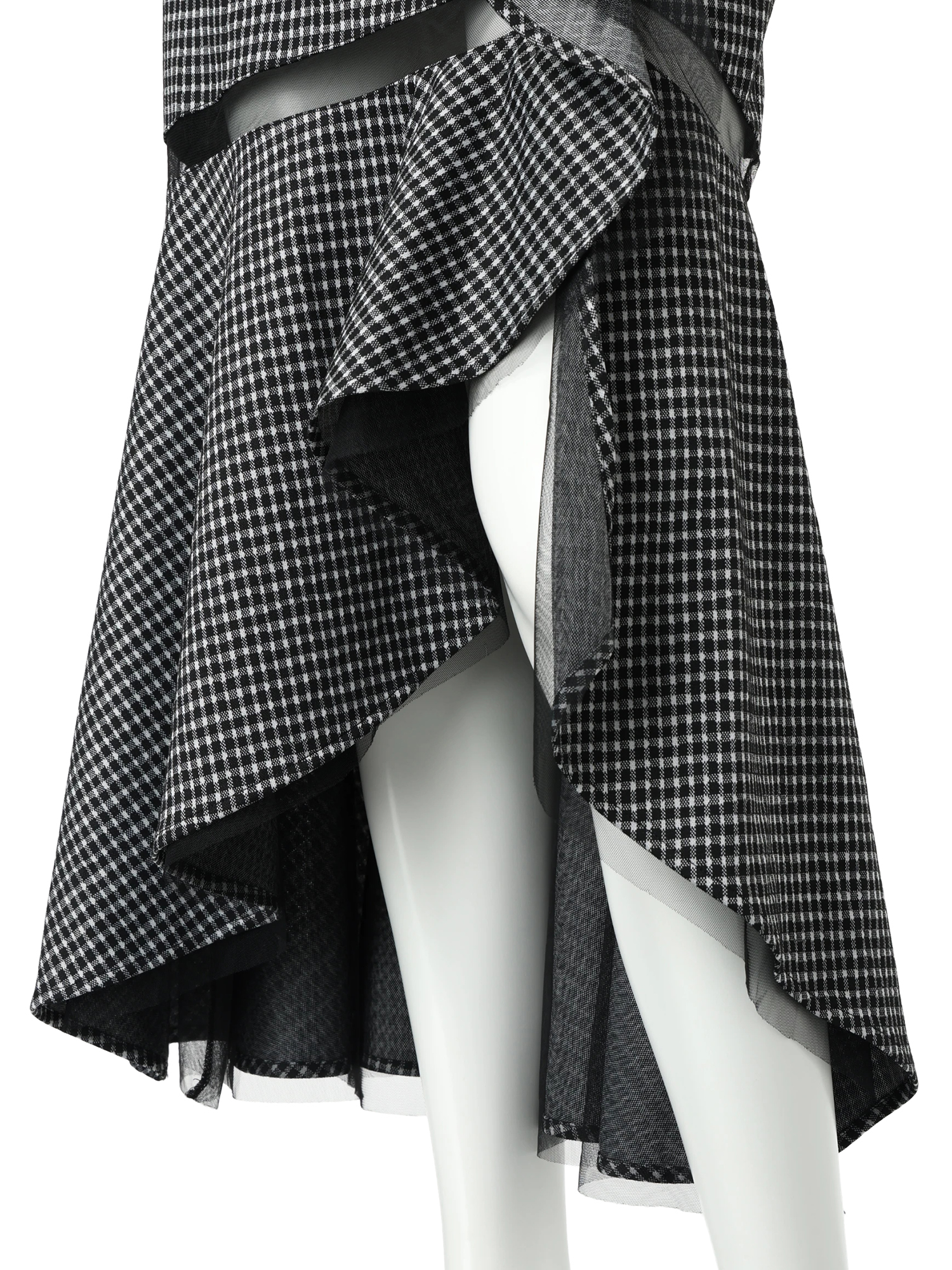 LIP SERVICE（リップサービス）｜ シアーラインラッフルロングスカート