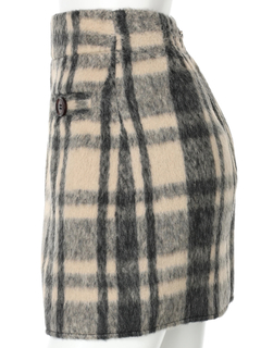 LIP SERVICE(リップサービス) |シャギーチェック台形スカート