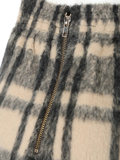 LIP SERVICE(リップサービス) |シャギーチェック台形スカート