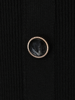 LIP SERVICE(リップサービス) |ファーオフショルボタンニットワンピース