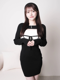 LIP SERVICE(リップサービス) |デコルテオープンバイカラーリボンニットワンピース