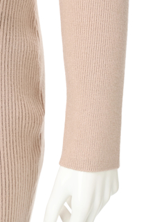 LIP SERVICE(リップサービス) |デコルテオープンバイカラーリボンニットワンピース