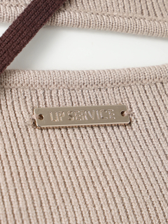 LIP SERVICE(リップサービス) |アシメオフショルストラップニット