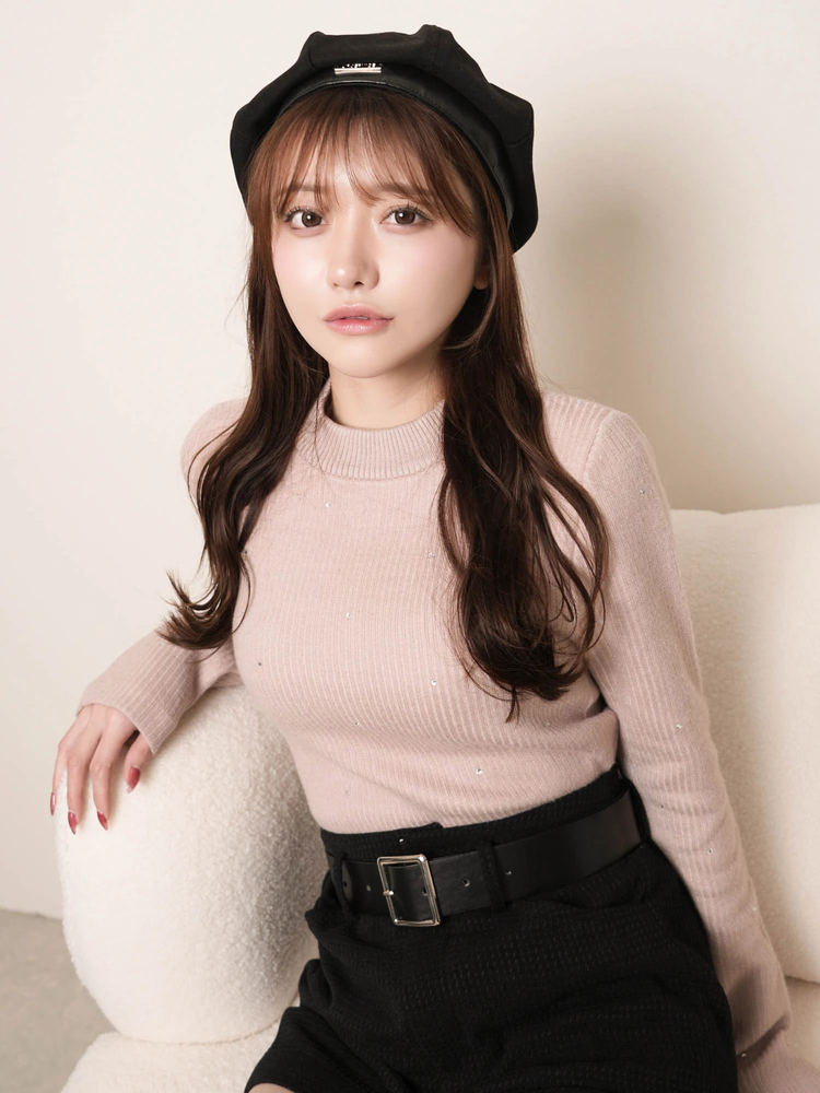 LIP SERVICE(リップサービス) |ウォームジュエルリブニット