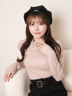 LIP SERVICE(リップサービス) |ウォームジュエルリブニット