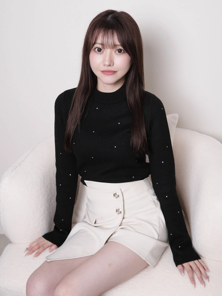 LIP SERVICE(リップサービス) |ウォームジュエルリブニット