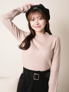 LIP SERVICE(リップサービス) |ウォームジュエルリブニット