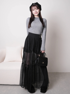 LIP SERVICE(リップサービス) |ウォームジュエルリブニット