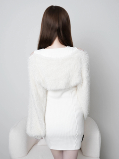 LIP SERVICE(リップサービス) |デコルテオープンドッキングニットワンピース