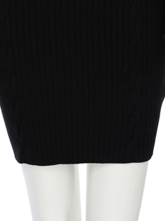 LIP SERVICE(リップサービス) |デコルテオープンドッキングニットワンピース