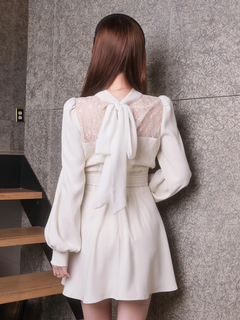 LIP SERVICE(リップサービス) |レースドッキングフレアワンピース