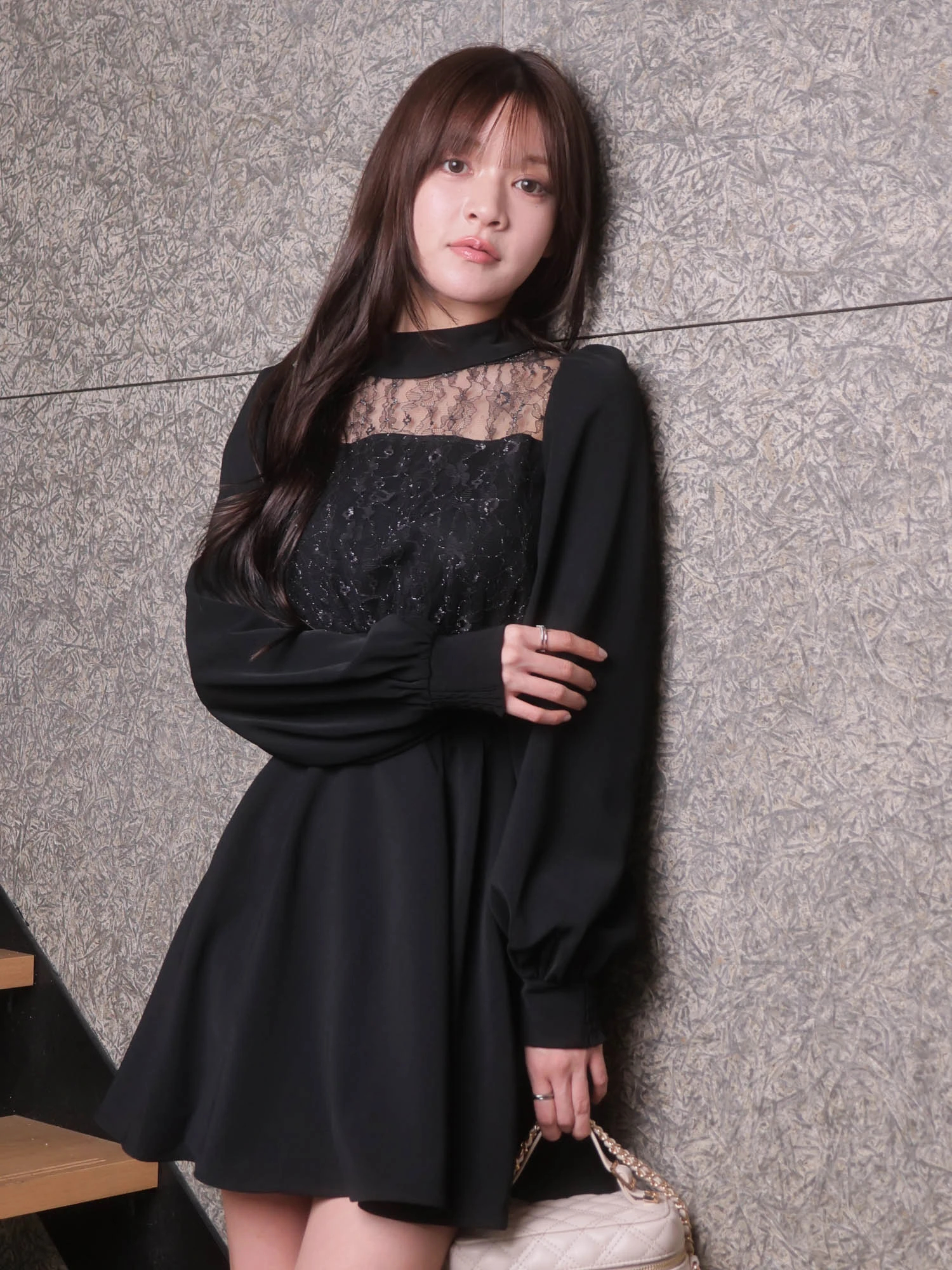 LIP SERVICE（リップサービス）｜ レースドッキングフレアワンピース