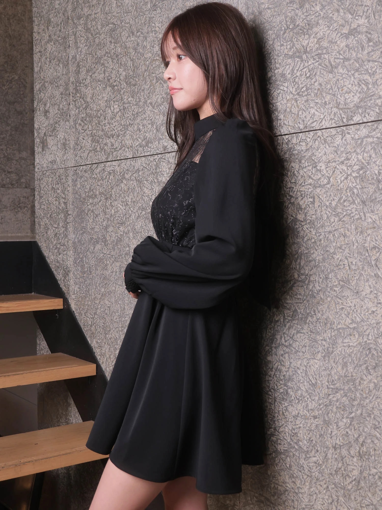 LIP SERVICE（リップサービス）｜ レースドッキングフレアワンピース