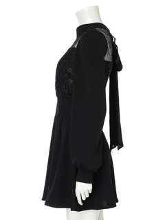 LIP SERVICE(リップサービス) |レースドッキングフレアワンピース