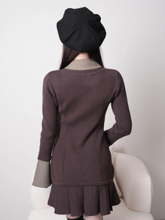 LIP SERVICE(リップサービス) |フロントZIPニットプリーツワンピース