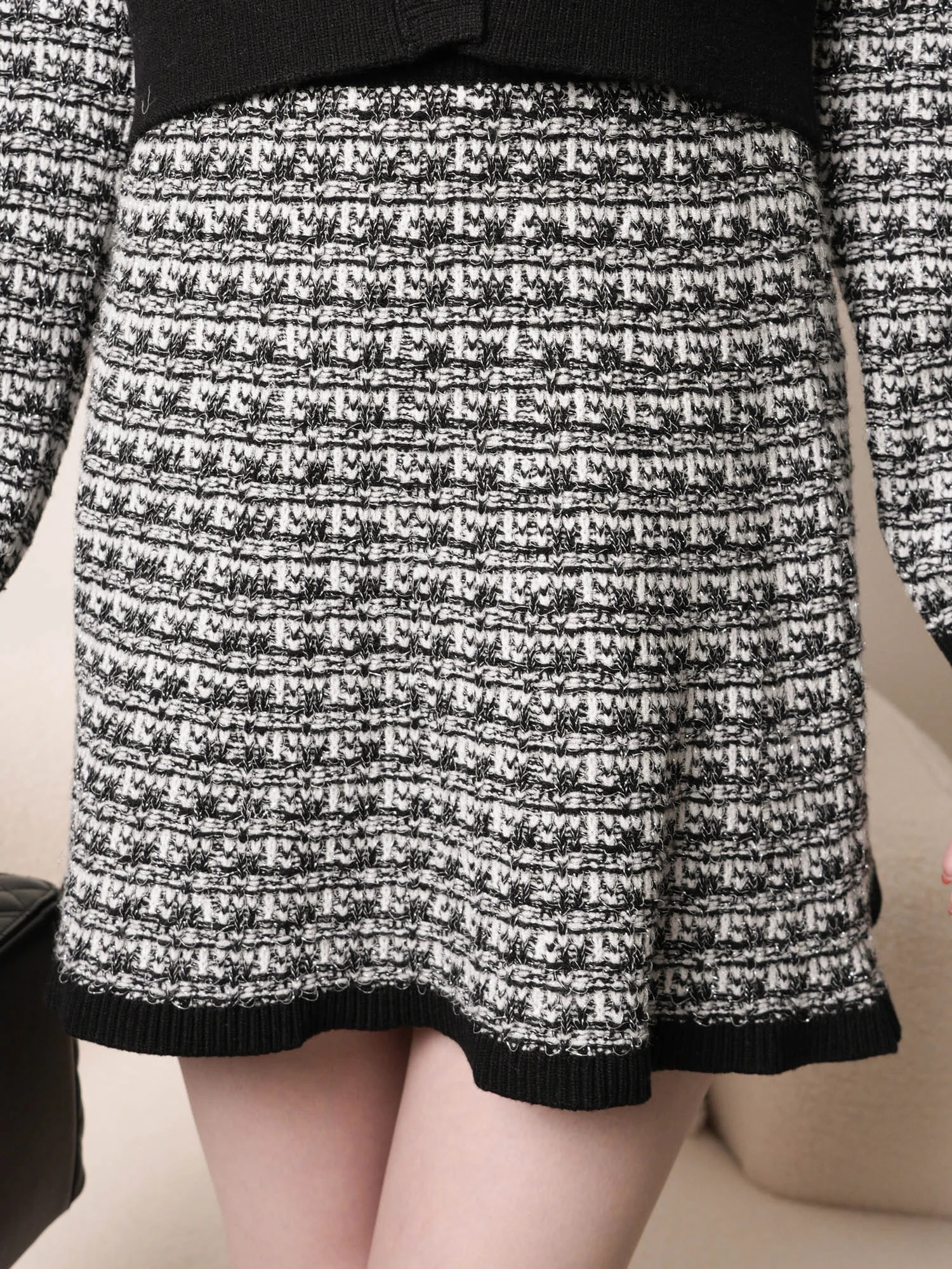 LIP SERVICE（リップサービス）｜ インナーショーパン付ツイードニット