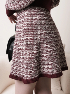 LIP SERVICE(リップサービス) |インナーショーパン付ツイードニットフレアスカート