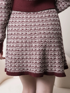 LIP SERVICE(リップサービス) |インナーショーパン付ツイードニットフレアスカート