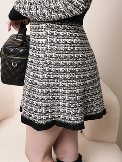LIP SERVICE(リップサービス) |インナーショーパン付ツイードニットフレアスカート