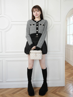 LIP SERVICE(リップサービス) |2wayカラーツイードニットカーディガン