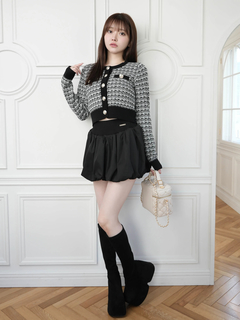 LIP SERVICE(リップサービス) |2wayカラーツイードニットカーディガン