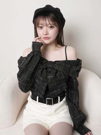 LIP SERVICE（リップサービス）｜ オフショルホルターニット アイテム