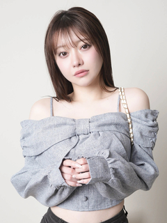 LIP SERVICE(リップサービス) |リボンオフショルロングスリーブトップス