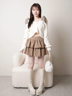 LIP SERVICE(リップサービス) |2wayリボンジュエルニット